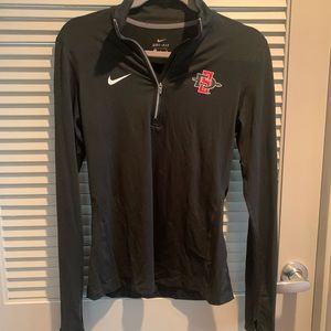 Nike Dri-FIT Women’s Black Quarter Zip (S)